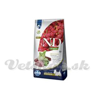 N&D dog QUINOA (GF) adult mini, digestion, lamb & fennel 7 kg